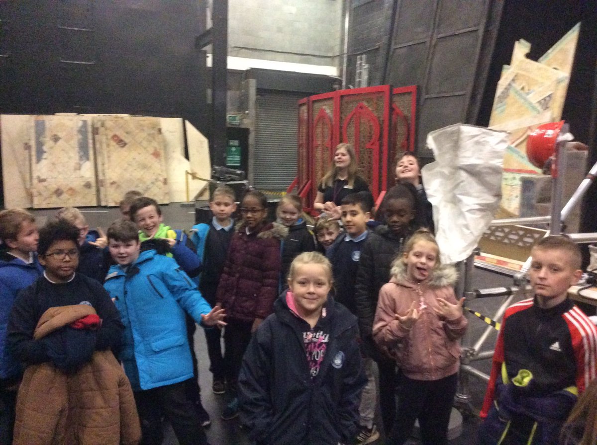 MrsCosgrove2's tweet photo. Backstage tour at The Lyceum today! We can't wat to come back to watch The Arabian Nights #projectgenie #ArabianNights https://t.co/4VlgJmgNQD