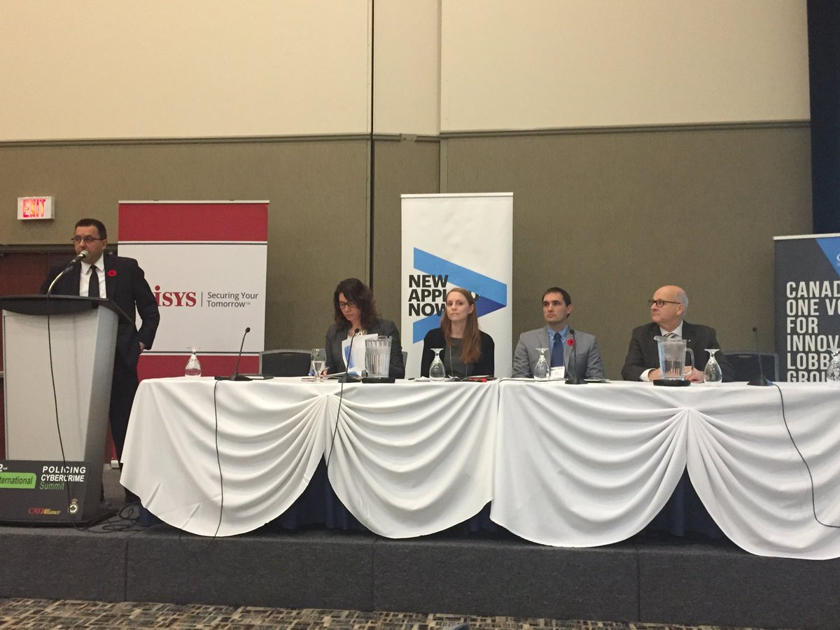 KevinWennekes's tweet photo. #IPCS2017 panel discussion on cybercrime victim reporting and data capture as per @CACP_ACCP resolution on same https://t.co/FTl4HbPREm