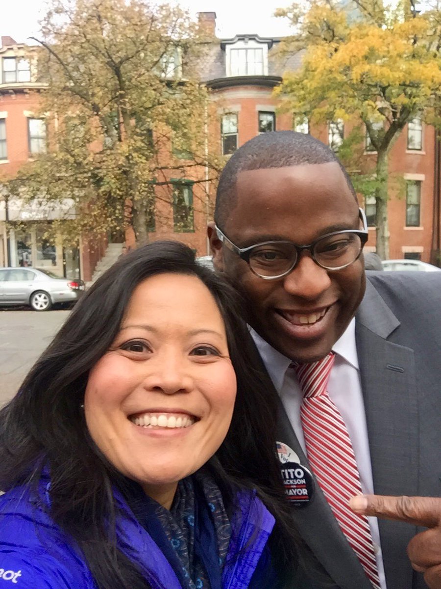 elisatavilla's tweet photo. Fellow Bostonians, vote @titojackson for mayor today! #TeamTito #TitoForMayor #WeAreBoston https://t.co/fuxZShVzTR