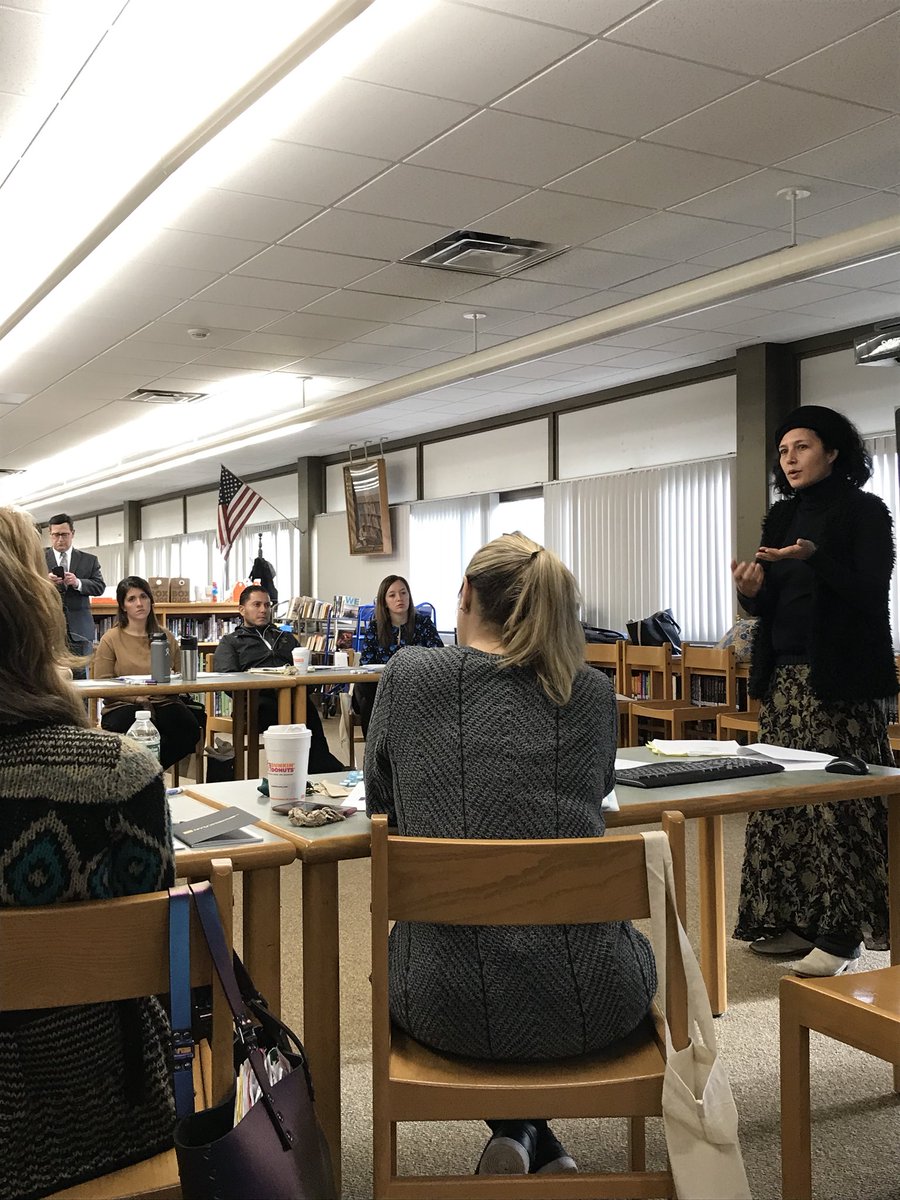 CLACS_NYU's tweet photo. Filmmaker @594Giselle presents on using film &amp; storytelling in the classroom at #ValleyStreamHighSchoolDistrict. #k12training @GoGlobalED https://t.co/UczNjeZQfg