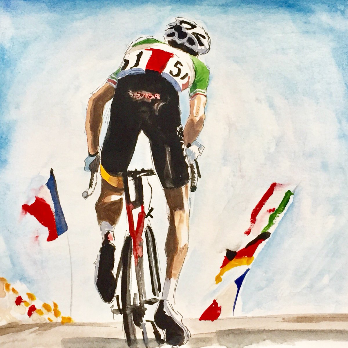 tweetthecaptain's tweet photo. .@FabioAru1 bossing stage 5 #letour2017 https://t.co/FFOjlXzTT8