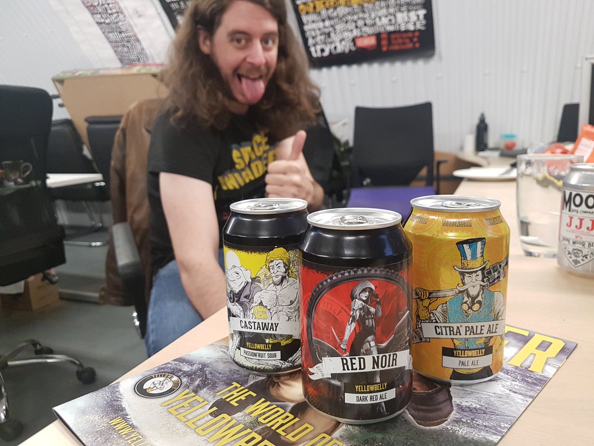 peterckennelly's tweet photo. Thanks to the @YellowBellyDan &amp; @YellowBellyBeer for these treat. @harryovers approves. https://t.co/k5JgGfr6MS