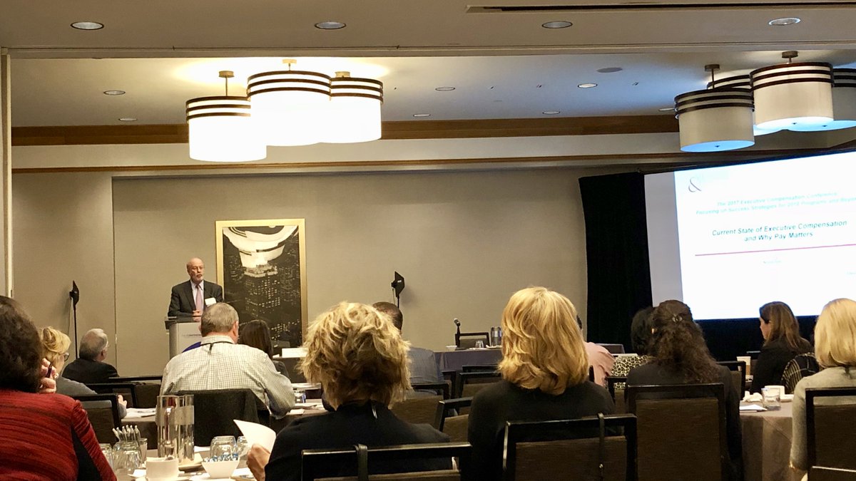 SHallPartners's tweet photo. Happy to be sponsoring @Conferenceboard 2017 Executive Compensation Conference. Off to a great start. #corpgov #executivepay #tcbexeccomp https://t.co/K06mN4oct8