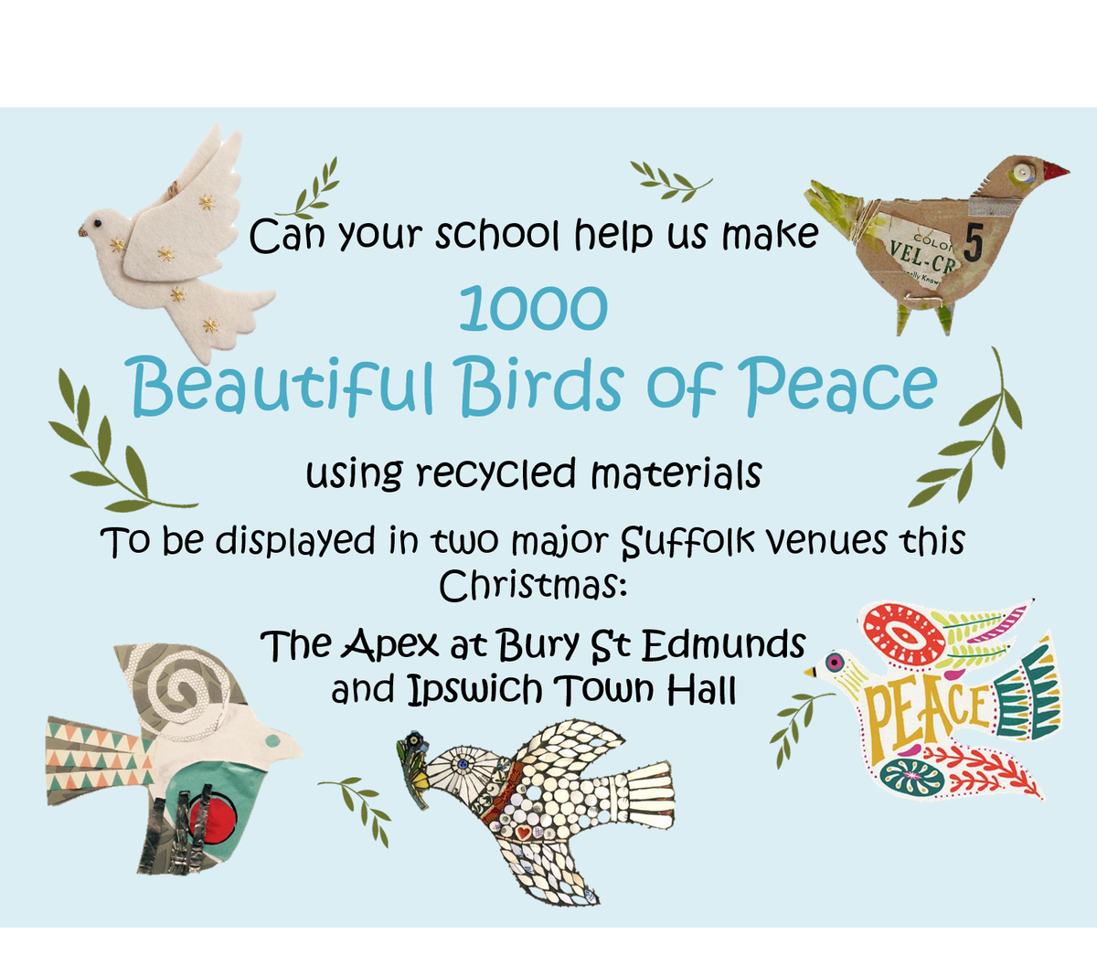 Concentrating hard <a href="/FirstBaseBSE/">Closed</a> making #1000beautifulbirdsofpeace for our Xmas #recycling display. ow.ly/tKB330gpzqA . Thank you!