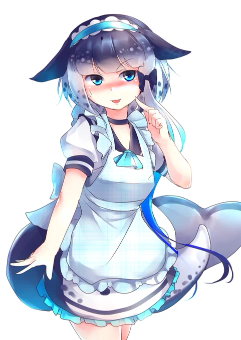 イッカクちゃん×エプロンてき #けものフレンズ 