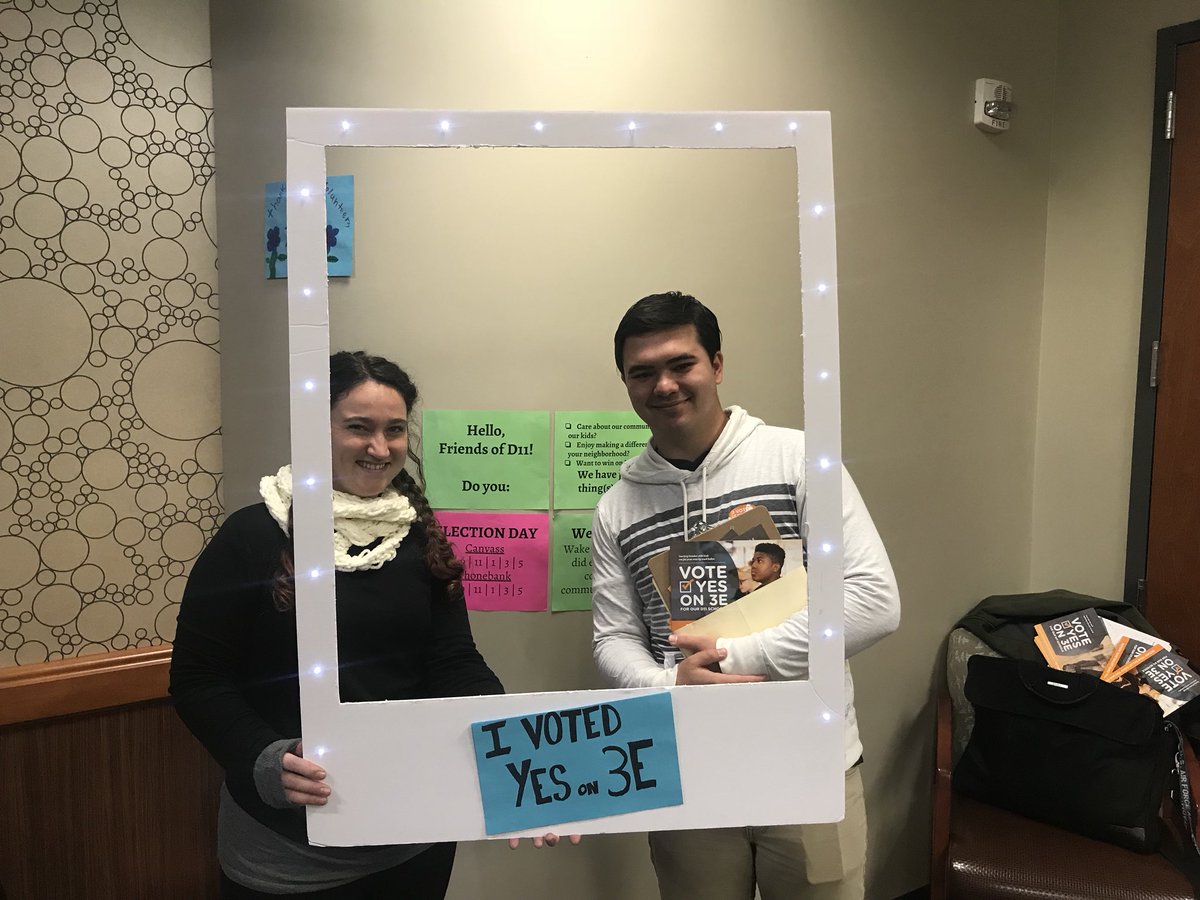 HAPPY ELECTION DAY! Have you voted yet? Find a dropbox or polling center at friendsofd11.org/vote. Call 719-322-1846 for ballot pickup!