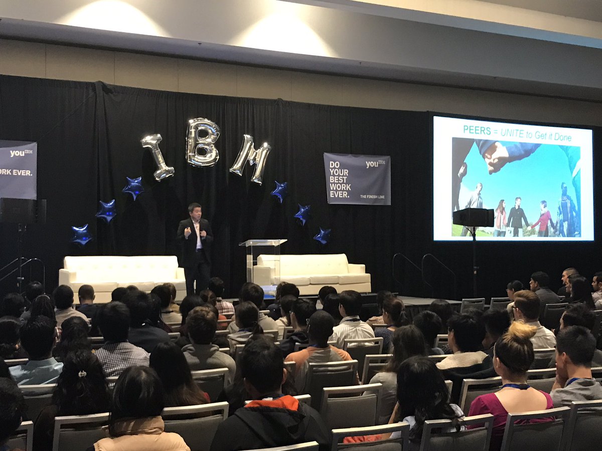 Dr. Kyu Rhee -Chief Health Officer -Watson Health -kicks us off with an inspiring message about joining IBM at  THIS moment #IBMfinishline17