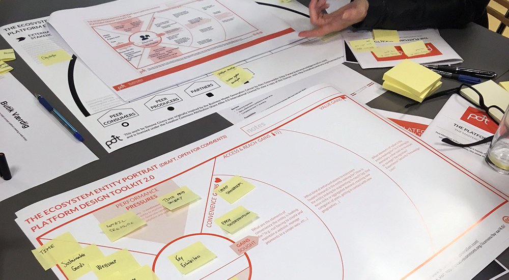 SP_inno's tweet photo. Masterclass-deltagerne afprøver Simone Ciceros Platform Design Toolkit på fire virksomhedscases. https://t.co/1VA5K2WntR