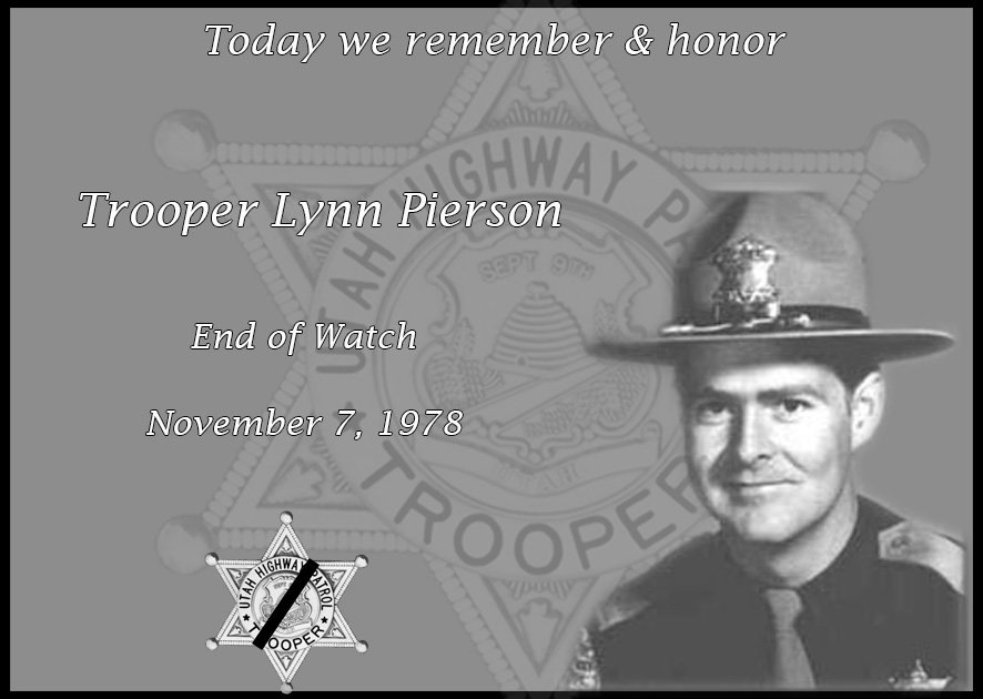 UTHighwayPatrol's tweet photo. Today we remember and honor Trooper Ray Lynn Pierson
EOW 11/7/1978
https://t.co/X6k4W7gRgP https://t.co/igkdpAqMum