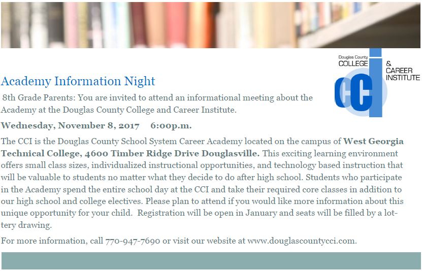 ATTENTION 8th Grade Parents: