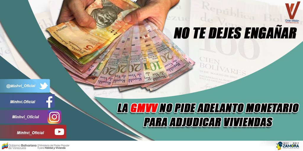 Minhvi_Oficial's tweet photo. La #GMVV NO utiliza ningún gestor de cobro para la adjudicación de viviendas ¡No te dejes engañar! @MQuevedoF #100AñosDeRevoluciónObrera https://t.co/HuFWmQQzs6