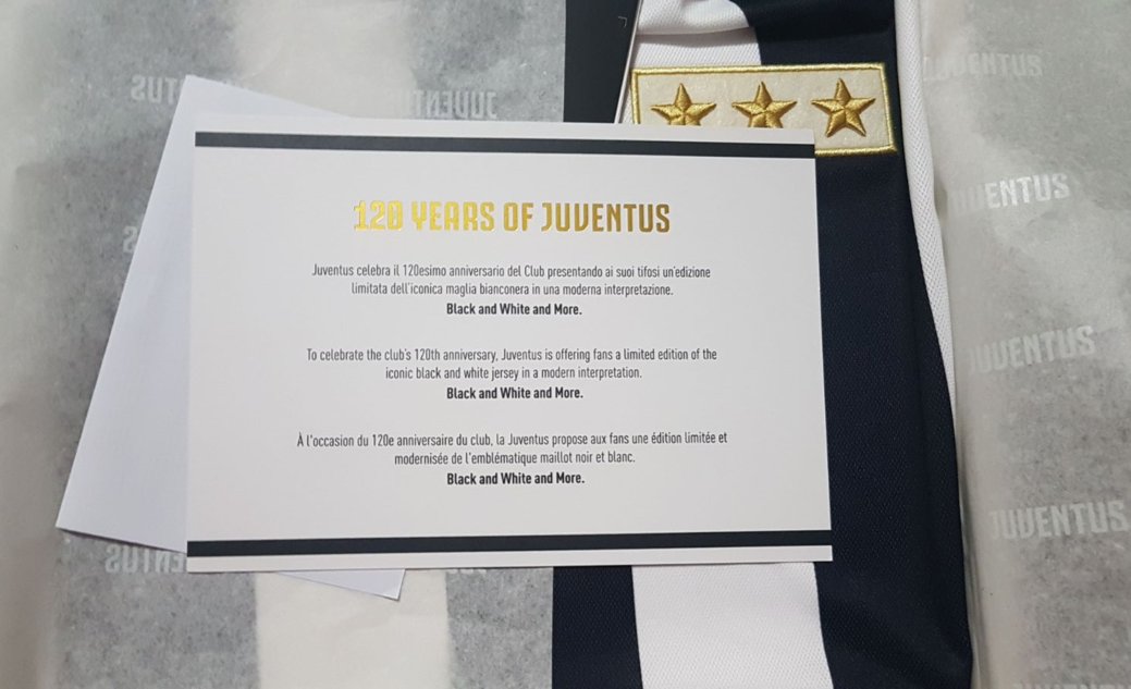 Juventus Club Sg On Twitter The First Juve120 Jersey
