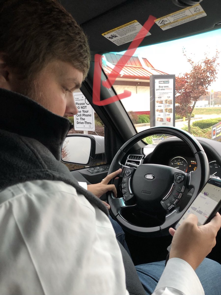 charliepuyear's tweet photo. Rules donβt apply in a Range Rover I guess... @JoeLakin #VestDay https://t.co/hvF6Orjq1x