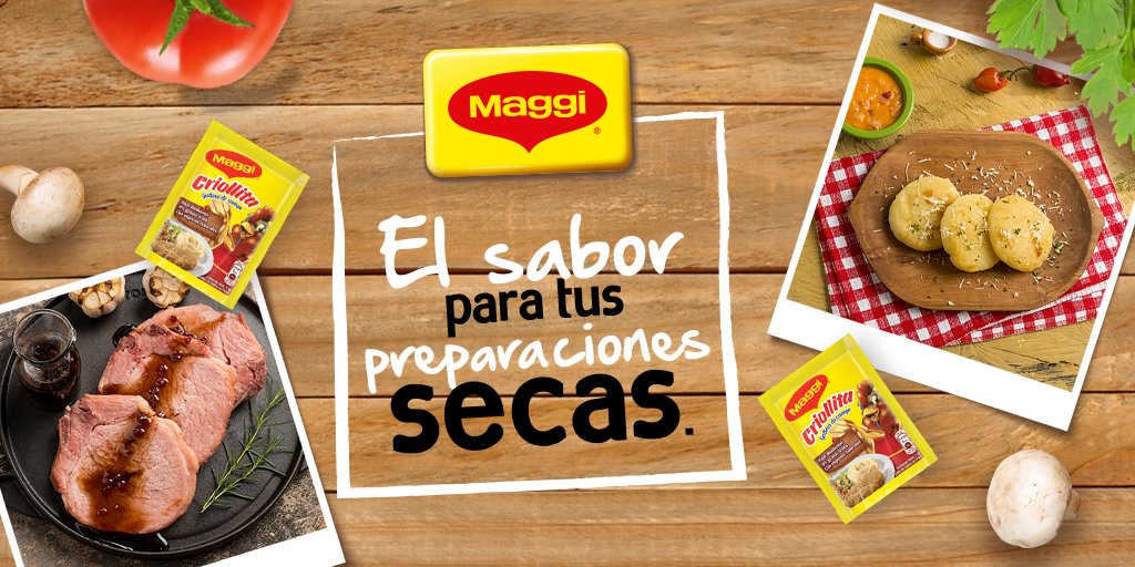 Descubre deliciosas recetas 🤗 con #CriollitaMAGGI en bit.ly/2lECVao 
#Maggy