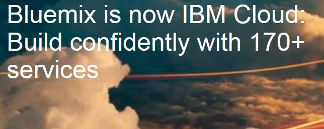 JFSTeam's tweet photo. #Bluemix is now #IBMCloud: Build confidently with 170+ services #IBMDigitalCharge https://t.co/vo4FXkULZD https://t.co/UfdQ5iPaQQ