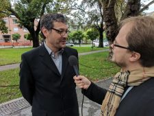 OERinfo's tweet photo. Im Interview @wernerio, Library of National Congress, über #OER für die politische Bildung in Chile. https://t.co/qe7r455u66 #OERcongress https://t.co/0DoN0lGTmj