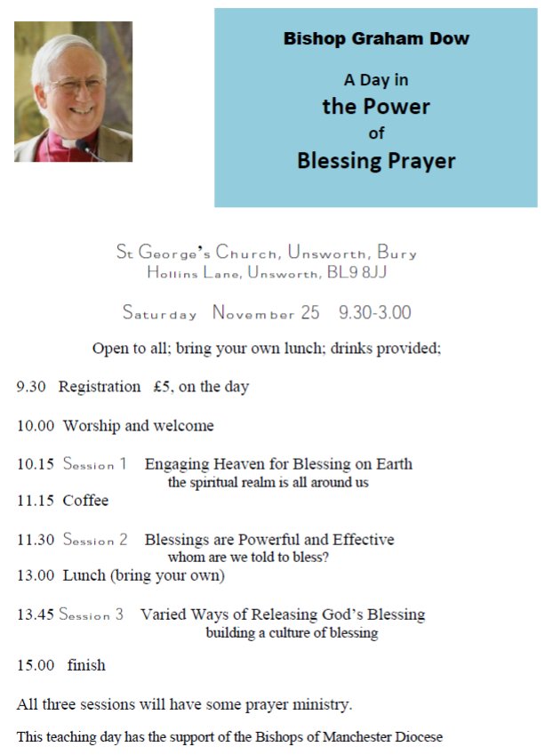 Peregriniuk's tweet photo. #Peregrini pilgrims are invited to join Bishop Graham Dow for a Blessing Ministry Day on Sat 25 Nov @ St George's Church, Bury. #Blessings https://t.co/QYj9RH3KMc