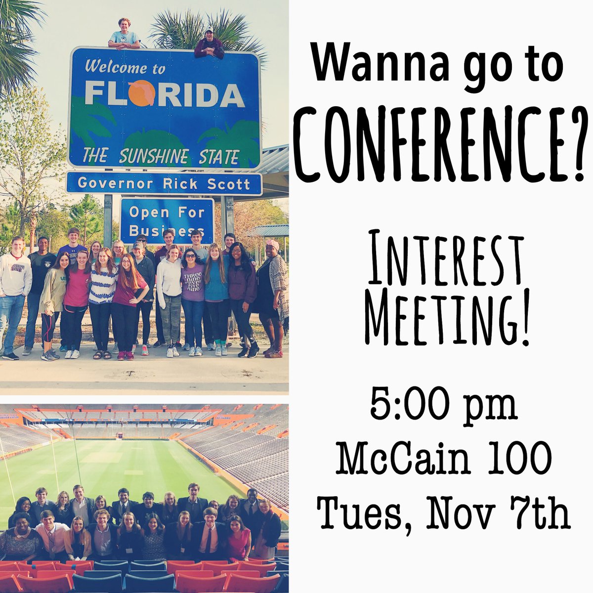 IISEmsstate's tweet photo. You should come to TONIGHT’s meeting to learn all the who’s, what’s, when’s, where’s, how’s, and why’s about this year’s conference! https://t.co/MGXDfYe1HP