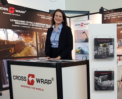 CrossWrapLtd's tweet photo. Ecomondo is in full swing! We are at stand 195, hall A3 to help your business with our automatic bale wrappers and bale opening machines. https://t.co/oOnOOt8HMX