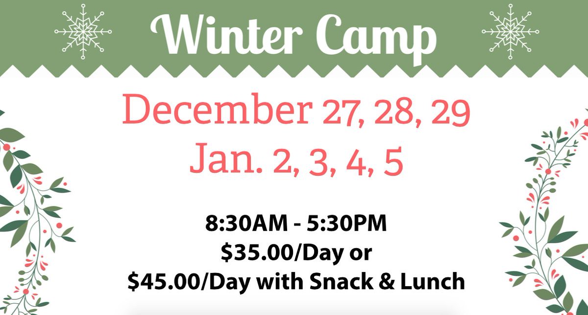 PTPeastON's tweet photo. Winter Camp Registration is now open!  Join us for all the fun! 
Register here: https://t.co/7cuOCordhD https://t.co/JGEwuDok2r