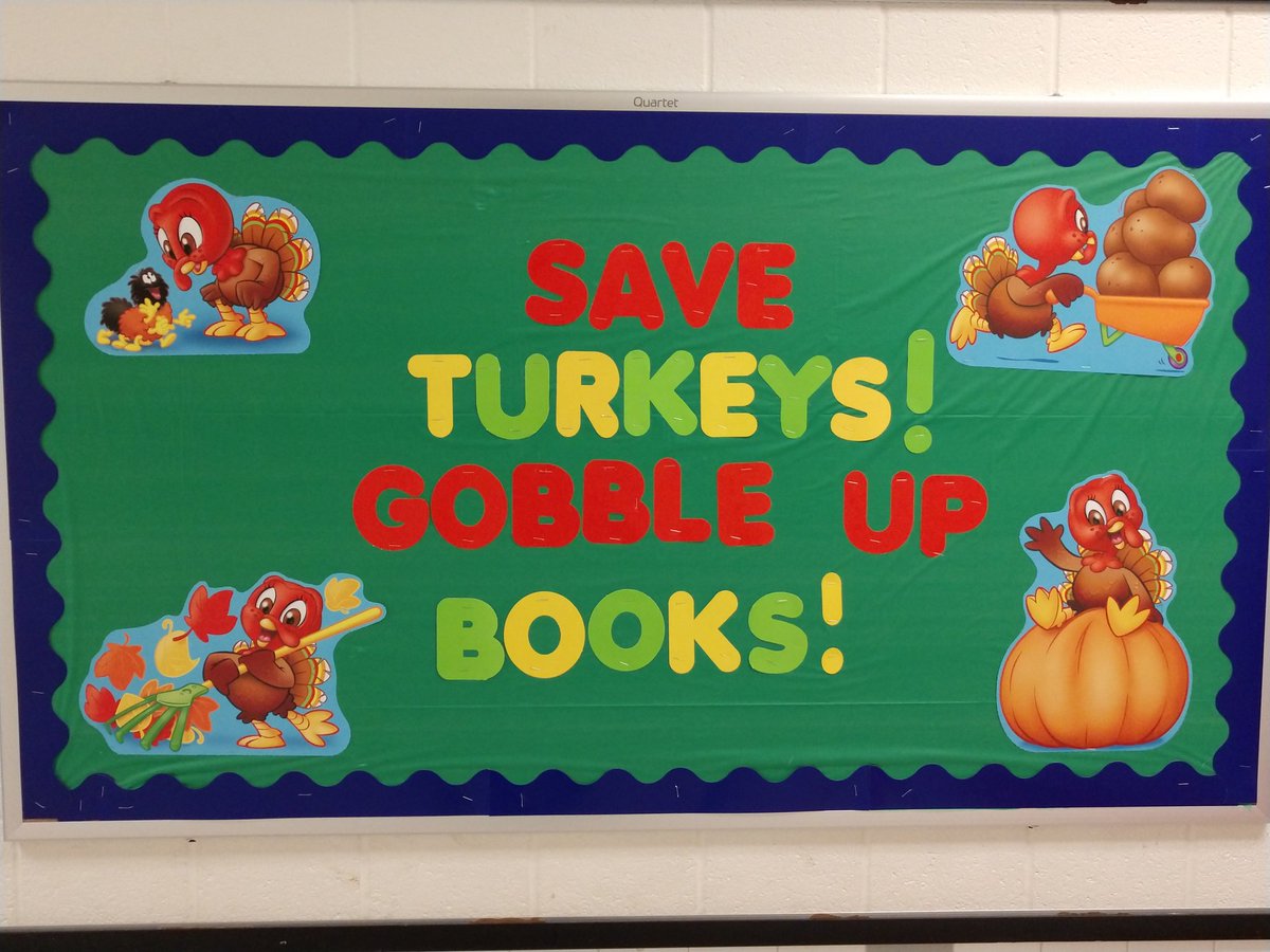 diane_shores's tweet image. My November bulletin board! #MsLibrary @JohnTylerElem