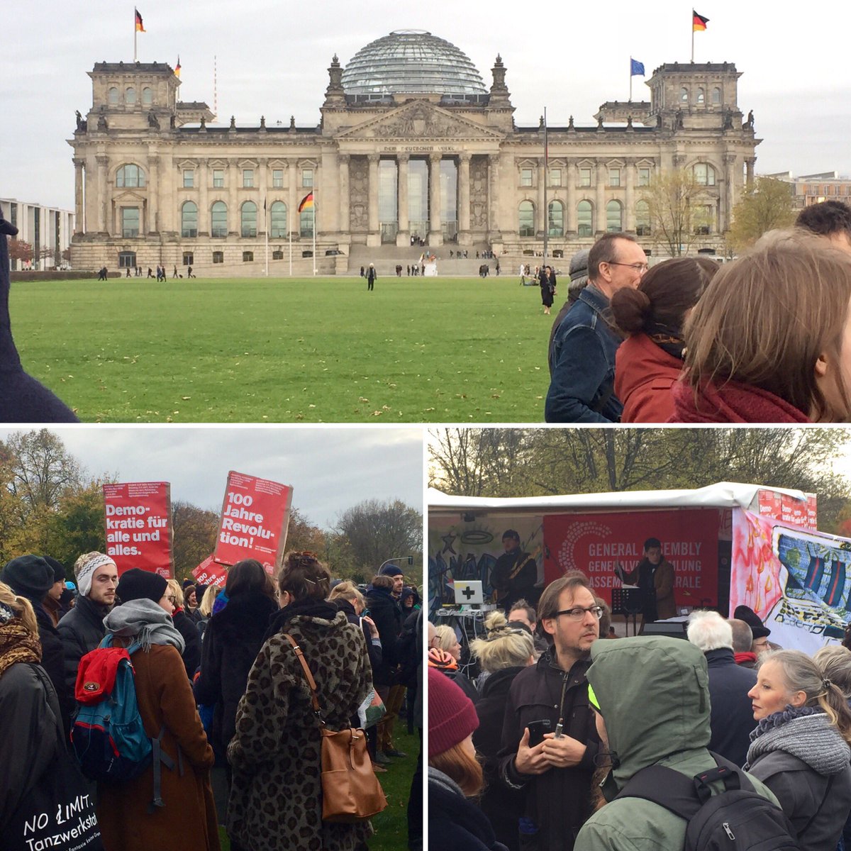 ThomasOberender's tweet photo. Zwischen uns und dem Reichstag stehen nur ein paar Reichsbürger. #MiloRau #winterpalais https://t.co/sCWioaQDYx