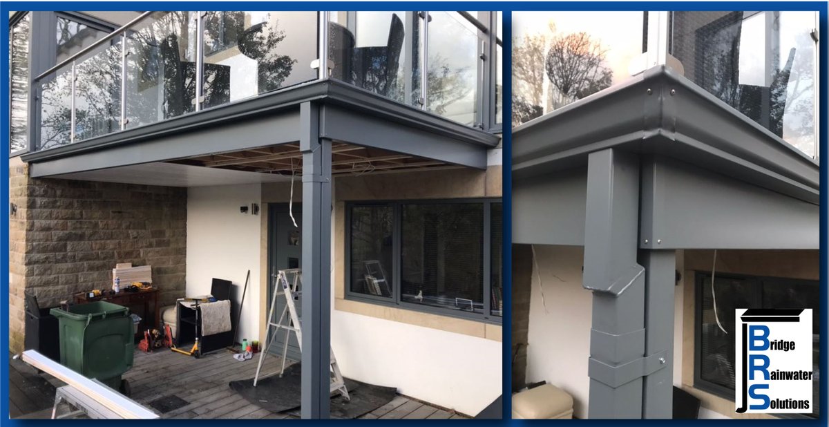 BRSGuttering's tweet photo. Aluminium bespoke fascias, guttering, pipe and brackets, powder coated grey RAL 7012 #bespoke #fascias #gutters #rainwaterpipe #specialised https://t.co/XQ1z54SioC