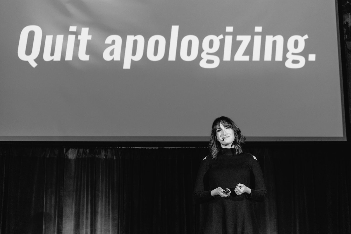 ericalikestech's tweet photo. #QuitApologizing "Moms who code have the power to make a difference." #MomsCanCode @TEDxPittsburgh Women #TEDxPGH #TEDxPGHWomen #TEDx #TED https://t.co/bsB07L5b2I