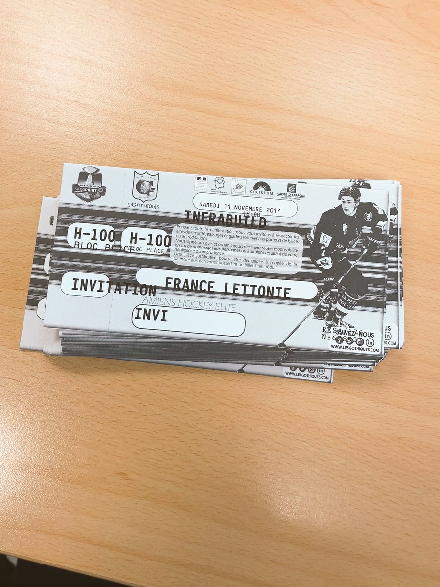 INFRAGROUPE's tweet photo. Noël avant l’heure pour les salariés d’INFRA #cadeau #hockey #EDF #LETTONIE https://t.co/GqWga0Mfcf