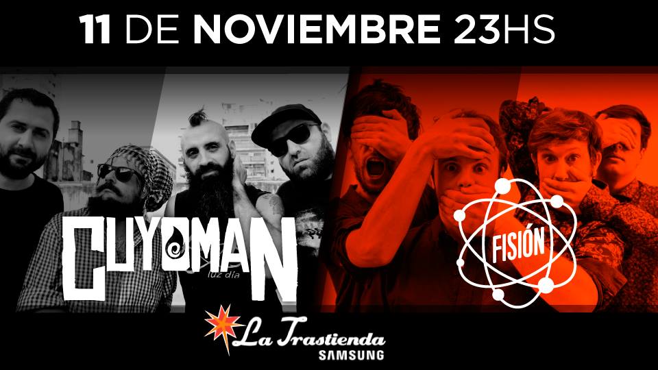 Este sábado <a href="/cuyomanes/">CUYOMAN</a> llega por primera vez a <a href="/LaTrastiendaBA/">La Trastienda</a> junto a <a href="/FisionOficial/">Fisión</a> Entradas en tuentrada.com