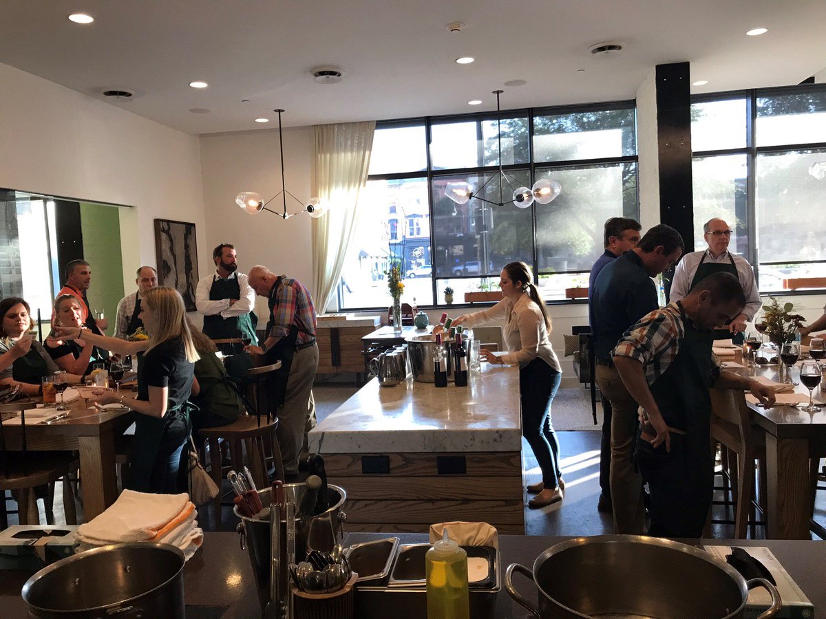 AndazSAV's tweet photo. What a great cooking event last night. Thank you Chef Martelle for executing such a fun and collaborative event. #teambuilding #wheninandaz https://t.co/X6aMAwHbCZ