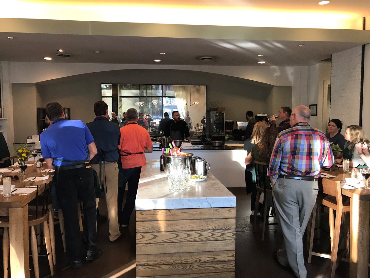 AndazSAV's tweet photo. What a great cooking event last night. Thank you Chef Martelle for executing such a fun and collaborative event. #teambuilding #wheninandaz https://t.co/X6aMAwHbCZ