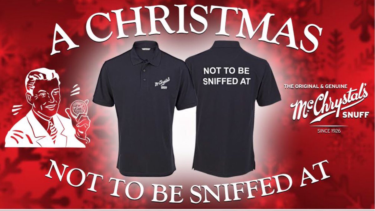mcchrystalsuk's tweet photo. Special Offer
Do the festive season in style with your McChrystals #Poloshirt
Reduced from £19.19 to £7.99
Go to https://t.co/DA7Lfa5iAq https://t.co/HrATOGliI4