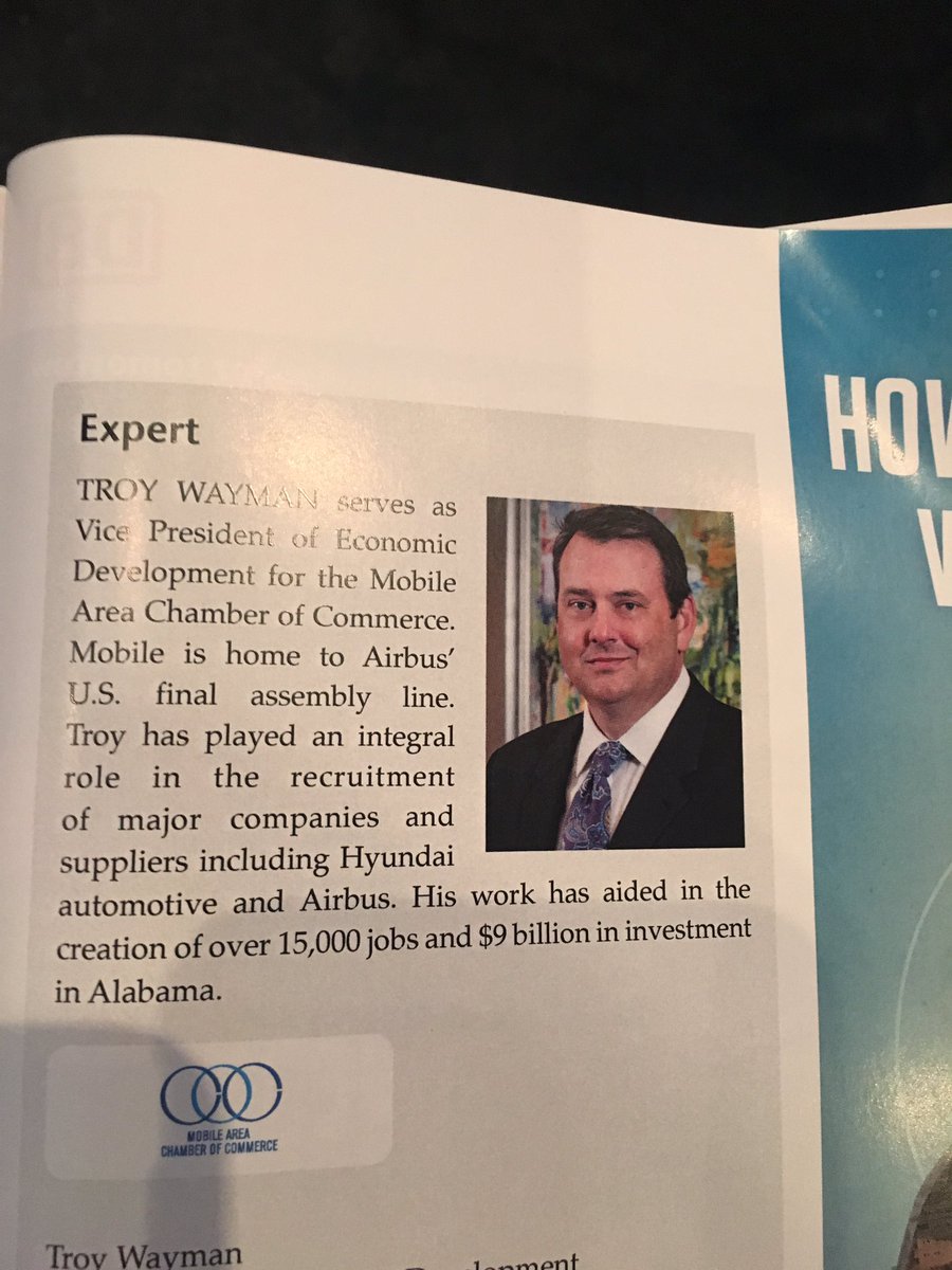 SissonBill's tweet photo. Troy Wayman on panel regarding globalization in decade ahead #AF17HH @MobileChamber https://t.co/LXYeQL7xDZ