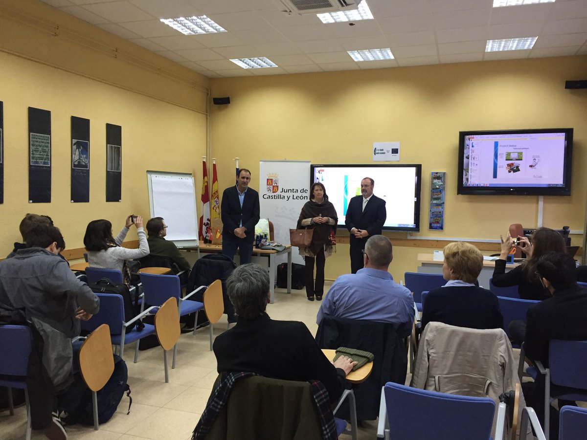 Mathisis Project (@mathisisproject) on Twitter photo Fernando Rey, Regional Minister of Education in <a href="/educacyl/">Educación JCyL</a> meets our #NAOrobot Mr. García! <a href="/AtosES/">Atos España</a> #Plenarymeeting #Valladolid Fernando Rey, Regional Minister of Education in <a href="/educacyl/">Educación JCyL</a> meets our #NAOrobot Mr. García! <a href="/AtosES/">Atos España</a> #Plenarymeeting #Valladolid