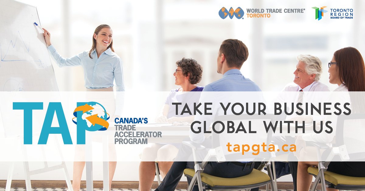 dvkitchen's tweet image. Thinking of growing your biz globally? Join World Trade Centre Toronto&apos;s #TAPProgram to learn from expert: wtctoronto.com/tap/
