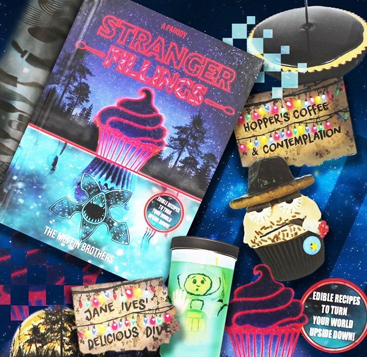 PescodSquare's tweet photo. Are you a fan of #StrangerThings? Or know someone who is? Get this #cookbook ‘Stranger Fillings’ from @TheWorksStores! A great gift idea. 👽🍰 https://t.co/p194xdSRWV