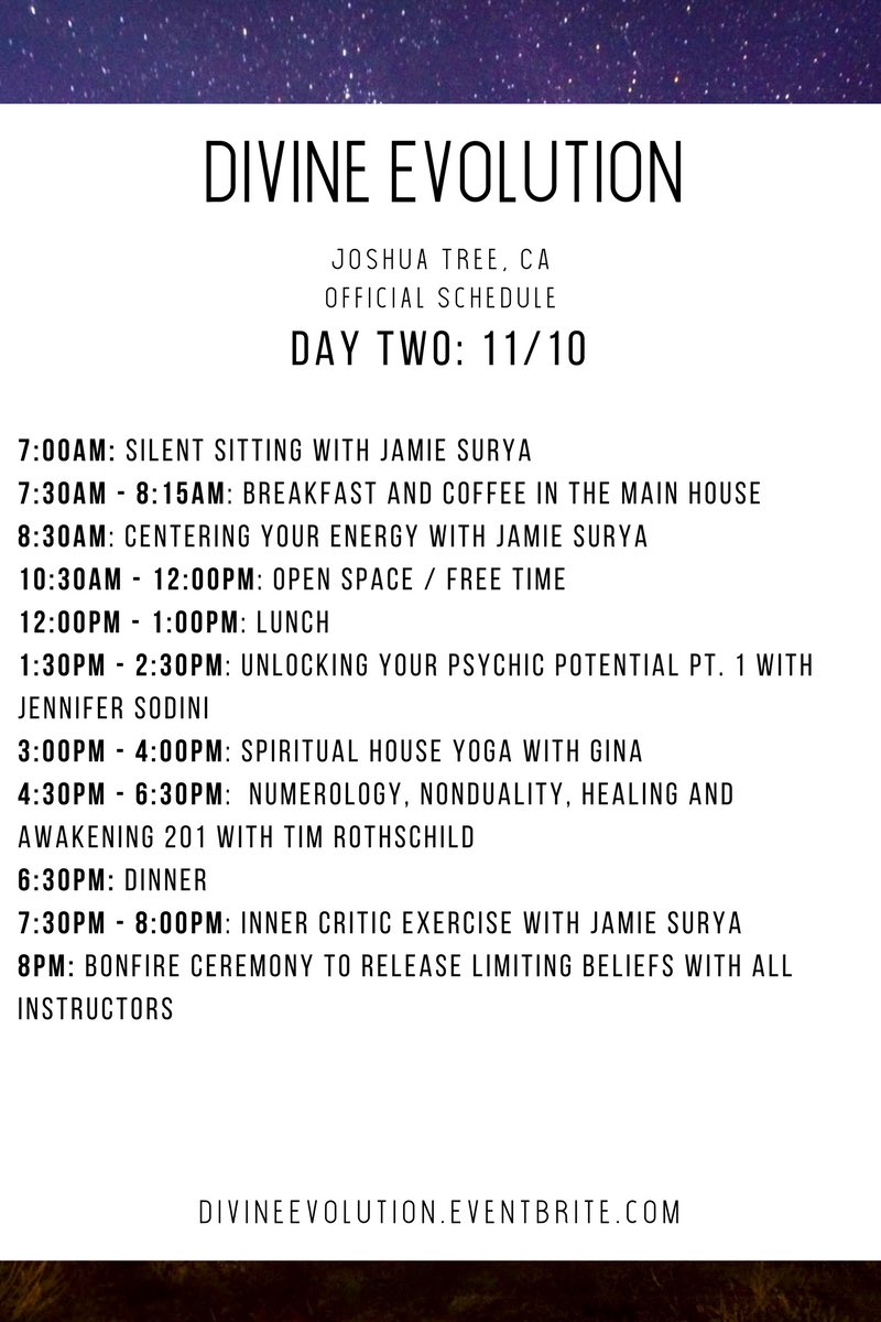 evolveandascend's tweet photo. Only 2 spots left for our #divineevolution retreat with @thedivinemvmnt in #joshuatree 💜 join us! https://t.co/8yS9Rt85Ig #evolveandascend https://t.co/0Odf5qr3V3