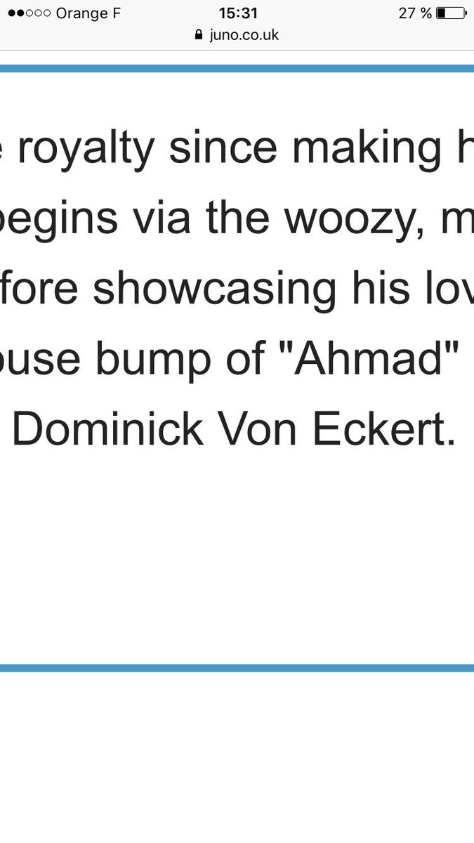 Nice <a href="/youngmallgrab/">Roger E. Perras</a> review written by one of Juno interns but I'm not Dominick von Eckert <a href="/Junorecords/">Juno Records</a>