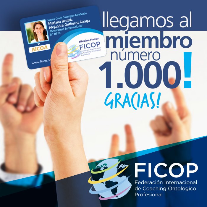 ficoporg's tweet photo. 🎉 Gracias a todos por formar parte de FICOP. Llegamos al Miembro Pionero número mil. 
➡️Acredítate en FICOP aquí: https://t.co/HZaUTZBmea https://t.co/nYGagsgo3J