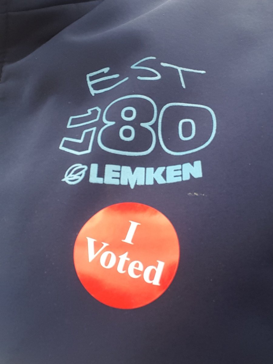 lemkenmidwest's tweet photo. Today is the day you can make change. #VOTE #Vote #LEMKEN https://t.co/9P7DFwcS5z