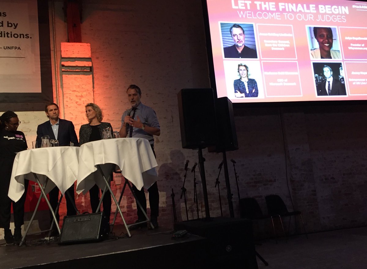 CasThu's tweet photo. #hack4girls final is on with CEO for Save the Children Denmark as one of the judges... looking forward to the presentations https://t.co/HNLiukEbbm
