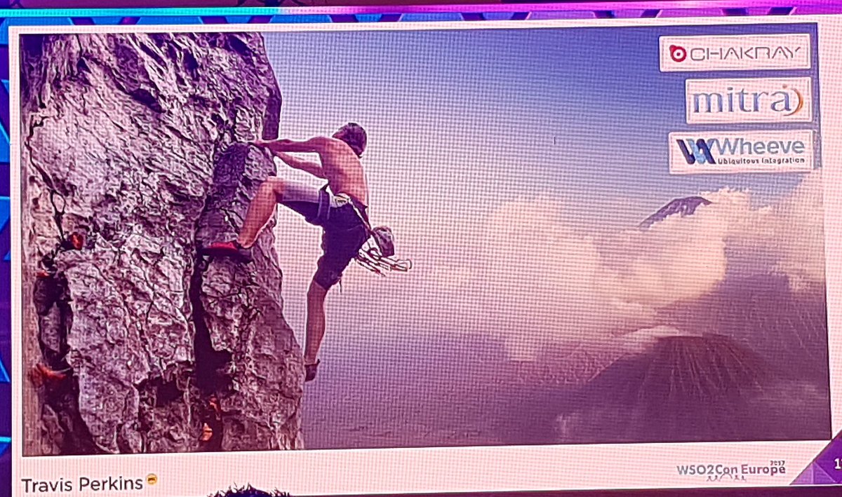 Proud to help Travis Perkins on their #DigitalTransformation. Great prez by Chris Stones #WSO2ConEU @tweetmitrai