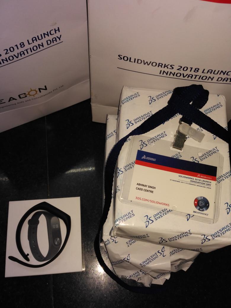 abhisatna's tweet image. Thanks @SOLIDWORKSIndia @BEACON_India 
#SWLAUNCH18 
#SOLIDWORKS2018