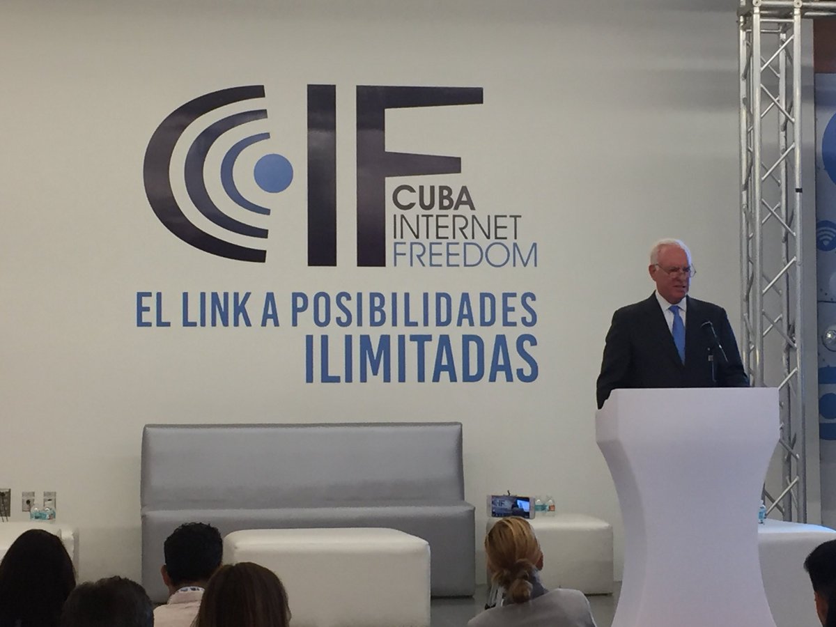 USAGM's tweet photo. CEO @johnlansing opens the 2nd annual #CubaInternetFreedom conference @martinoticias https://t.co/bH2ZpR33EP