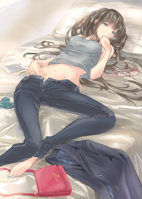 パンツスタイル好きなひと～
  #無言で過去絵をあげる見た人もやる 