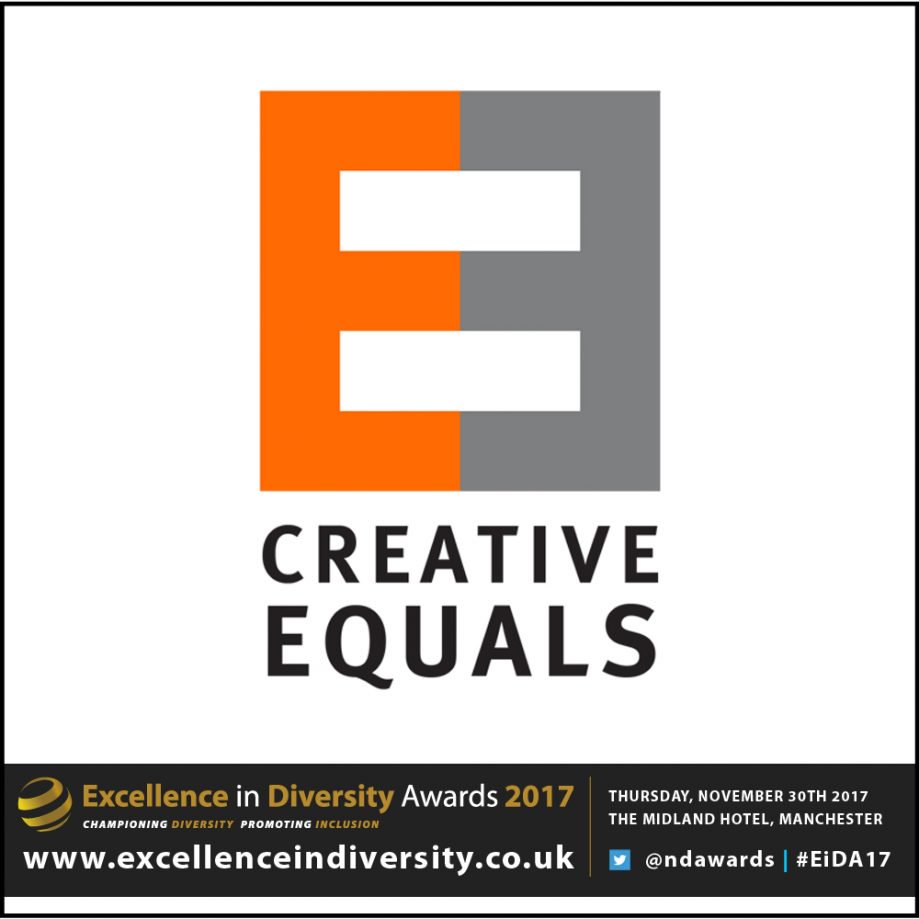 The Amazing <a href="/CreativeEquals/">CreativeEquals</a> are shortlisted for Best Diversity Resource Award!#EiDA17 #WellDone

Read their bio:
ow.ly/RtuH30gpEGH