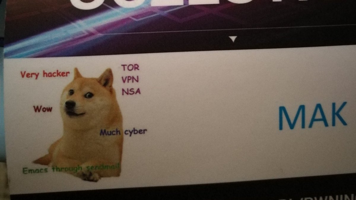 maciekkotowicz's tweet image. Got some special love from @gynvael  at #PWNing - thanks man!