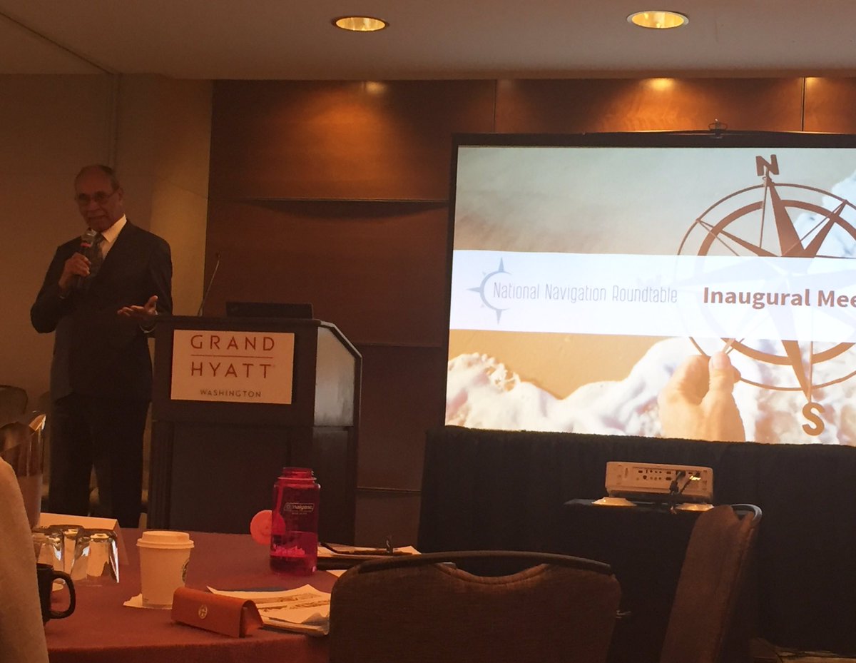 KarlaWysocki's tweet image. Dr Freeman kicking off the National Navigation Roundtable #NNRT