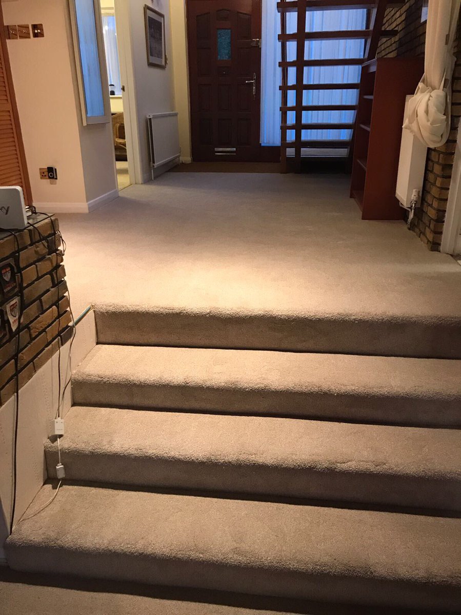 oncallcarpets's tweet photo. Completed today #bleachcleanablecarpet in #Culveston #Meopham #stairs #hall #lounge #bedroom https://t.co/8fh4l0PFhi